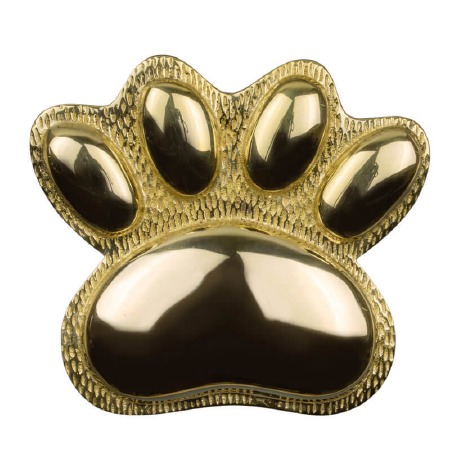 Paw Door Knocker Brass