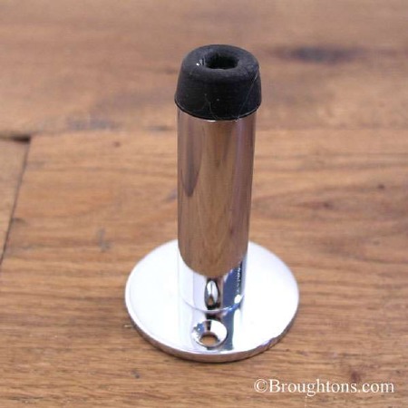 Pedestal Door Stop 3" Polished Chrome