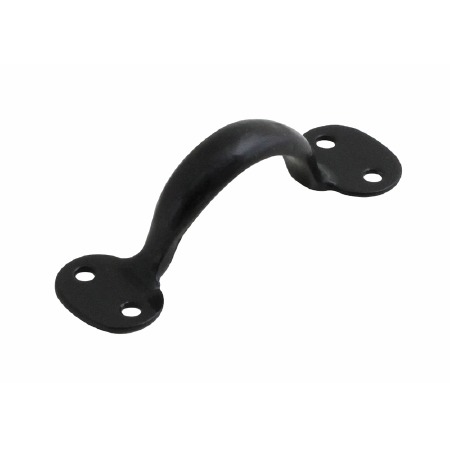 Stonebridge Penny End Pull Handle 4" Armor Coat Flat Black