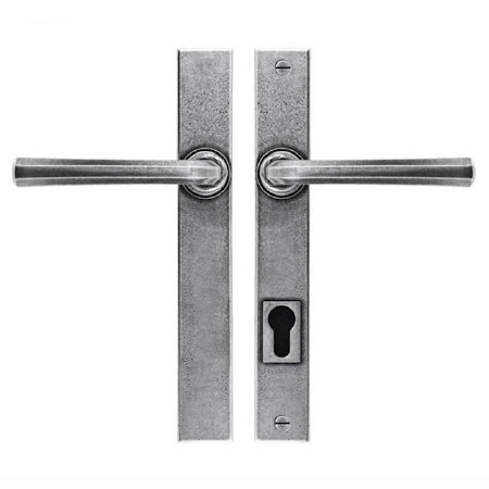 Finesse Tunstall Multipoint Patio Door Handles Fdmp25 Solid Pewter