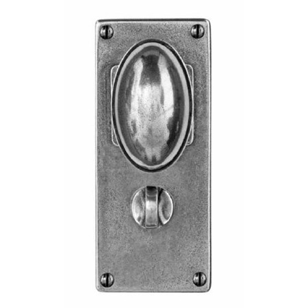 Finesse Lincoln Bathroom Door Knobs Jesmond Plate FD196 Solid Pewter