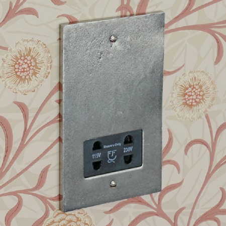 Pewter Shaver Socket