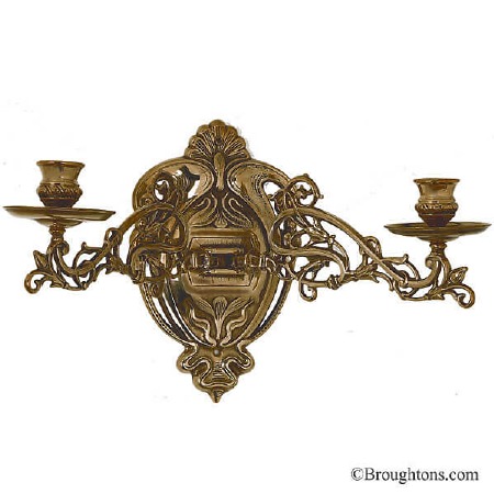 Piano Multi-Candle Wall Sconce 225 Brass