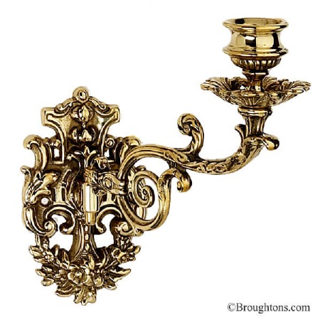 Piano Candle Wall Sconce 221 Brass