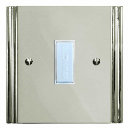 Plaza Fused Spur Connection Unit 13 Amp Polished Nickel