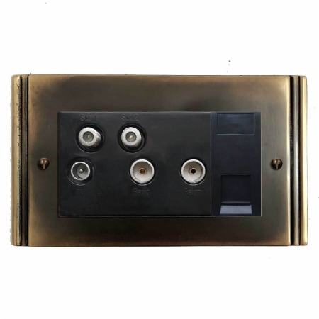 Plaza Sky+ Socket Dark Antique Relief