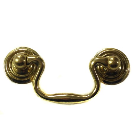 Armac Plain Cabinet Handle 51mm Polished Brass lacquered