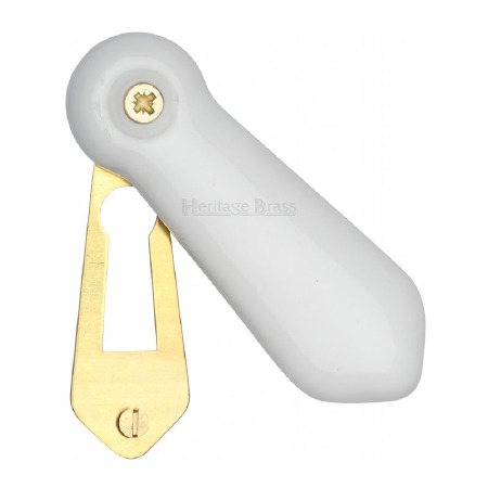 Heritage Porcelain Escutcheon 5030 White