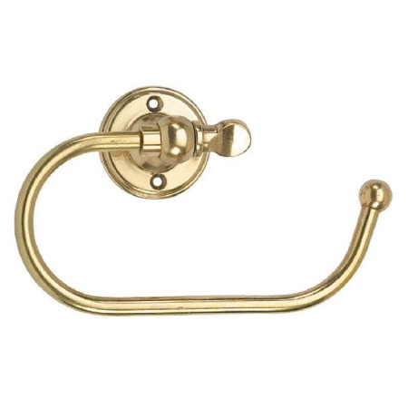 Palermo Toilet Roll Holder Polished Brass