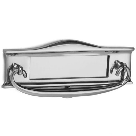 Ornate Postal Knocker 2740 Polished Chrome