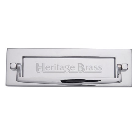 Heritage Postal Knocker V830 Polished Chrome