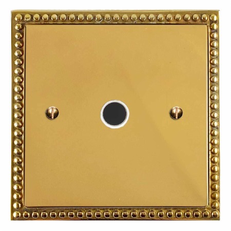 Regency Flex Outlet Polished Brass Lacquered & White Trim