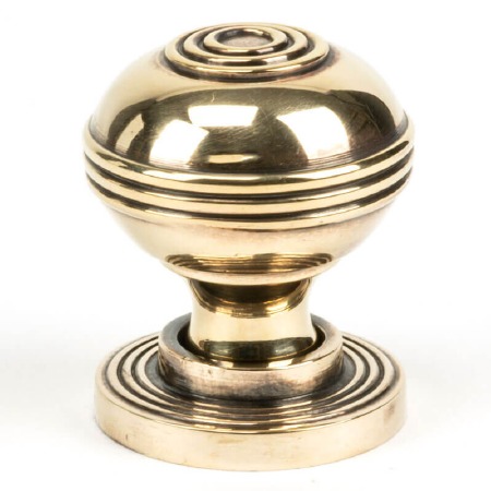 From The Anvil Prestbury Cabinet Knob Aged Brass Small