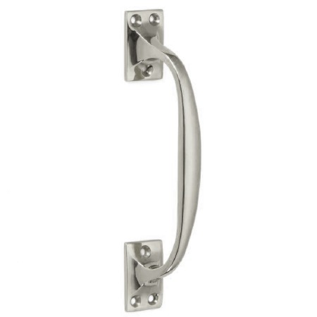 Croft 1653 Door Pull Handle 8" Polished Nickel