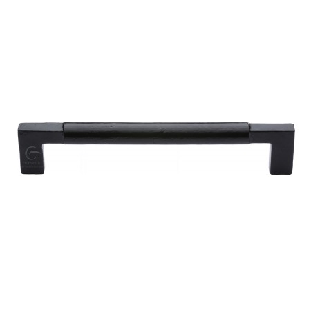 Heritage Pull Handle FB346 305mm Medium Black Iron Rustic