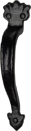 Heritage Tudor Pull Handle TC383 152mm Black Ironwork