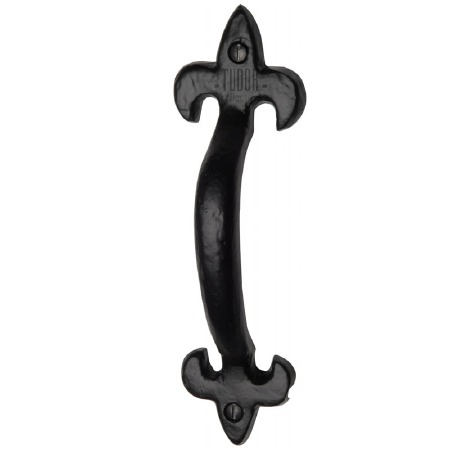 Heritage Tudor Pull Handle TC385 128mm Black Ironwork