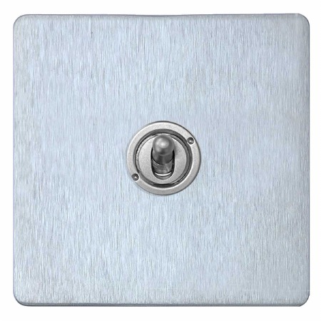 Victorian Dolly Switch 1 Gang Satin Chrome