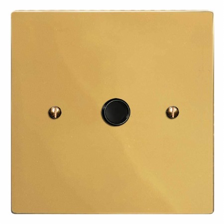 Victorian Flex Outlet Polished Brass Unlacquered