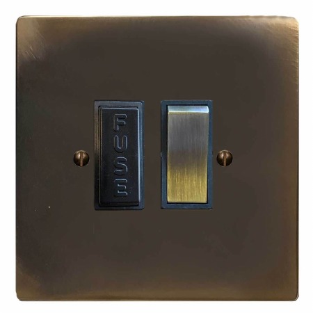 Victorian Switched Fused Spur Dark Antique Relief