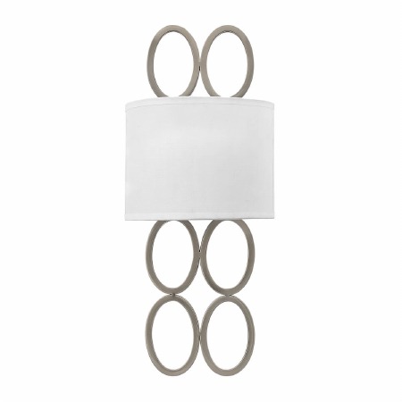 Hinkley Jules Double Wall Light Brushed Nickel