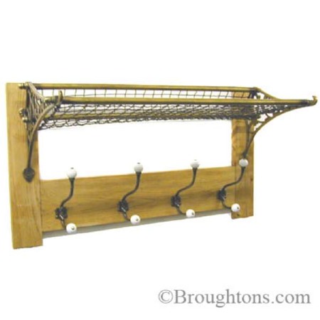 Railway Storage Rack & Hook Board