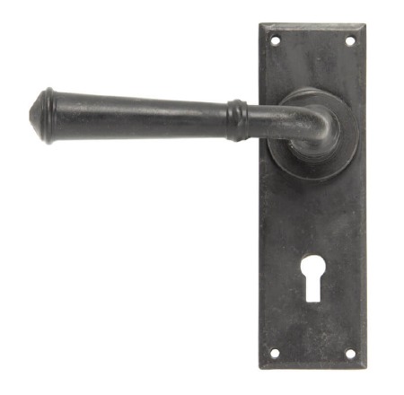 From The Anvil Regency Lever Lock Door Handle External Beeswax