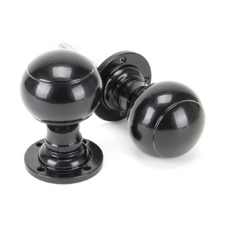 From The Anvil Regency Mortice/Rim Door Knob Black