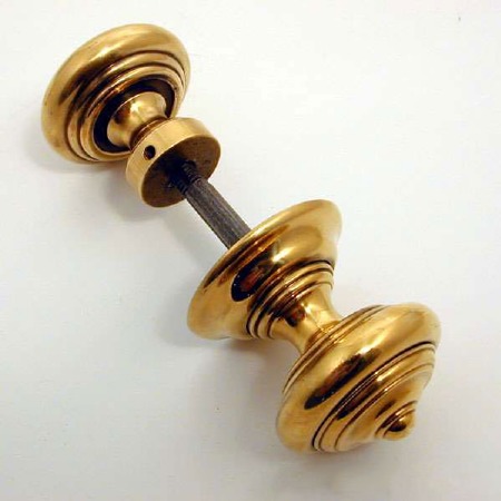 Regency Royal Rim Knobs Renovated Brass