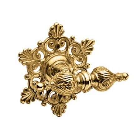 Renaissance Double Robe Hook Polished Brass