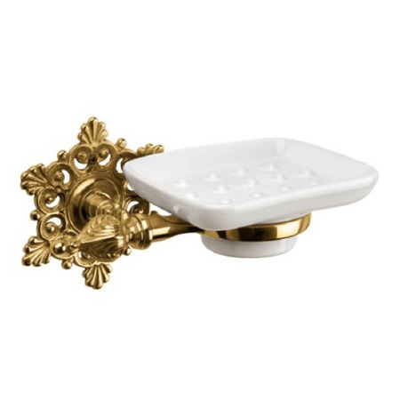 Renaissance Soap Dish Polished Brass