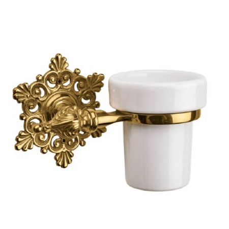 Renaissance Toothbrush Holder Polished Brass