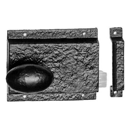 Kirkpatrick 1204 Cast Iron Rim Latch Left Hand