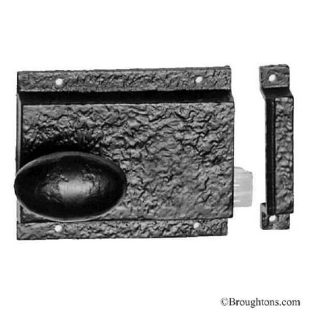 Kirkpatrick 1204 Cast Iron Rim Latch Right Hand