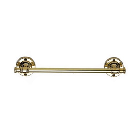 Rimini Towel Rail 38cm Polished Brass