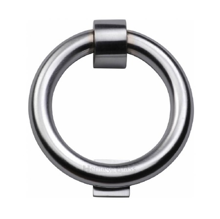 Heritage K1270 Ring Door Knocker Satin Chrome