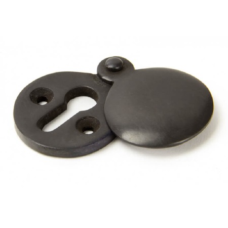 From The Anvil Round Covered Escutcheon Aged Bronze