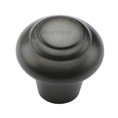Heritage Round Knob C3985 32mm Matt Bronze