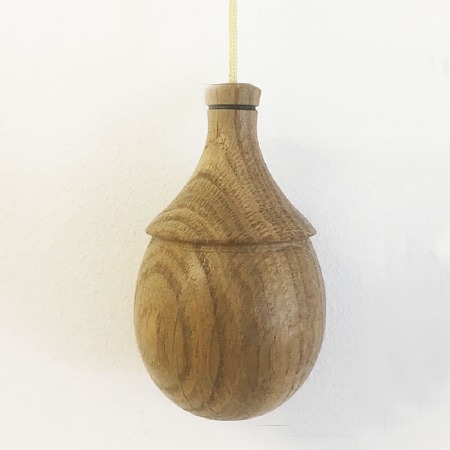 Cord Pull Rum Bottle Hat Hand-made Solid Oak