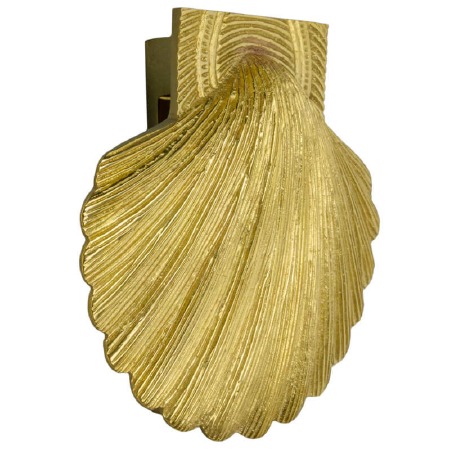 Shell Door Knocker Brass