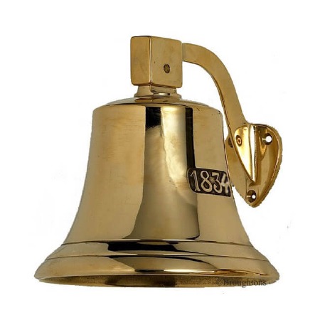 Ships Bell 1834 (18cm) Polished Brass