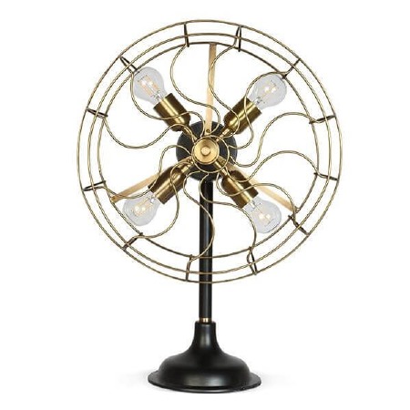 Sirius Vintage Fan Table Lamp