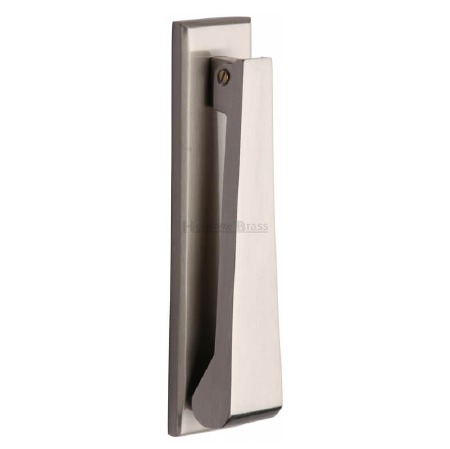 Heritage K1310 Slim Door Knocker Satin Nickel