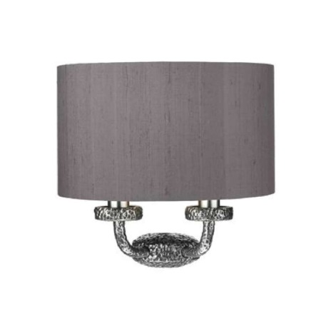David Hunt Sloane Double Wall Light Pewter