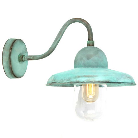 Elstead Somerton Outdoor Wall Light Verdigris