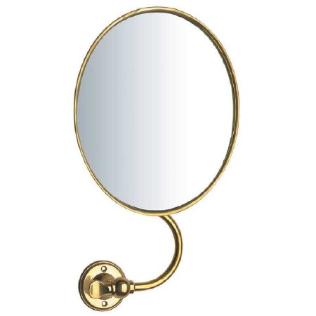 Palermo Bathroom Mirror Polished Brass
