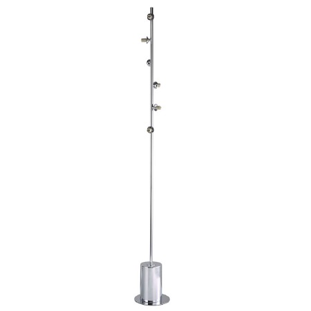 Spiral 6 Light Floor Lamp Polished Chrome