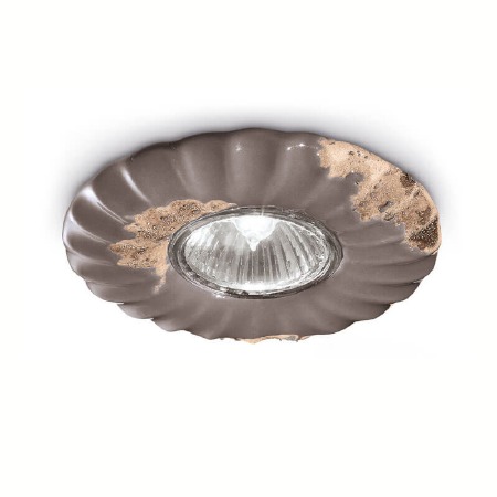 Ferroluce Flower Spot Light C480 Vintage Tortora