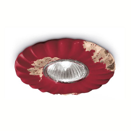 Ferroluce Flower Spot Light C480 Vintage Bordeaux