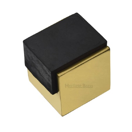 Heritage Floor Mounted Door Stop V1082 Polished Brass